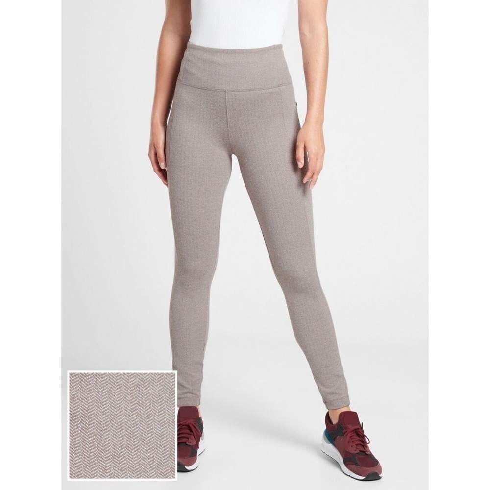 Athleta Delancey Herringbone Tight Leggings Sz M